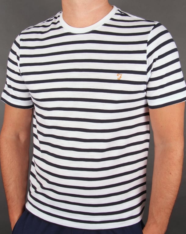 Men Striped Round Neck T-Shirt