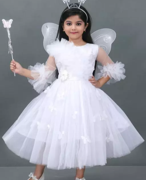 Girls Angle Pari Frock Dress